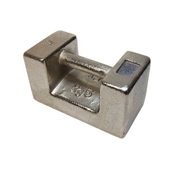 Wzorzec masy klasy M1 - 5 kg - żeliwo niklowane